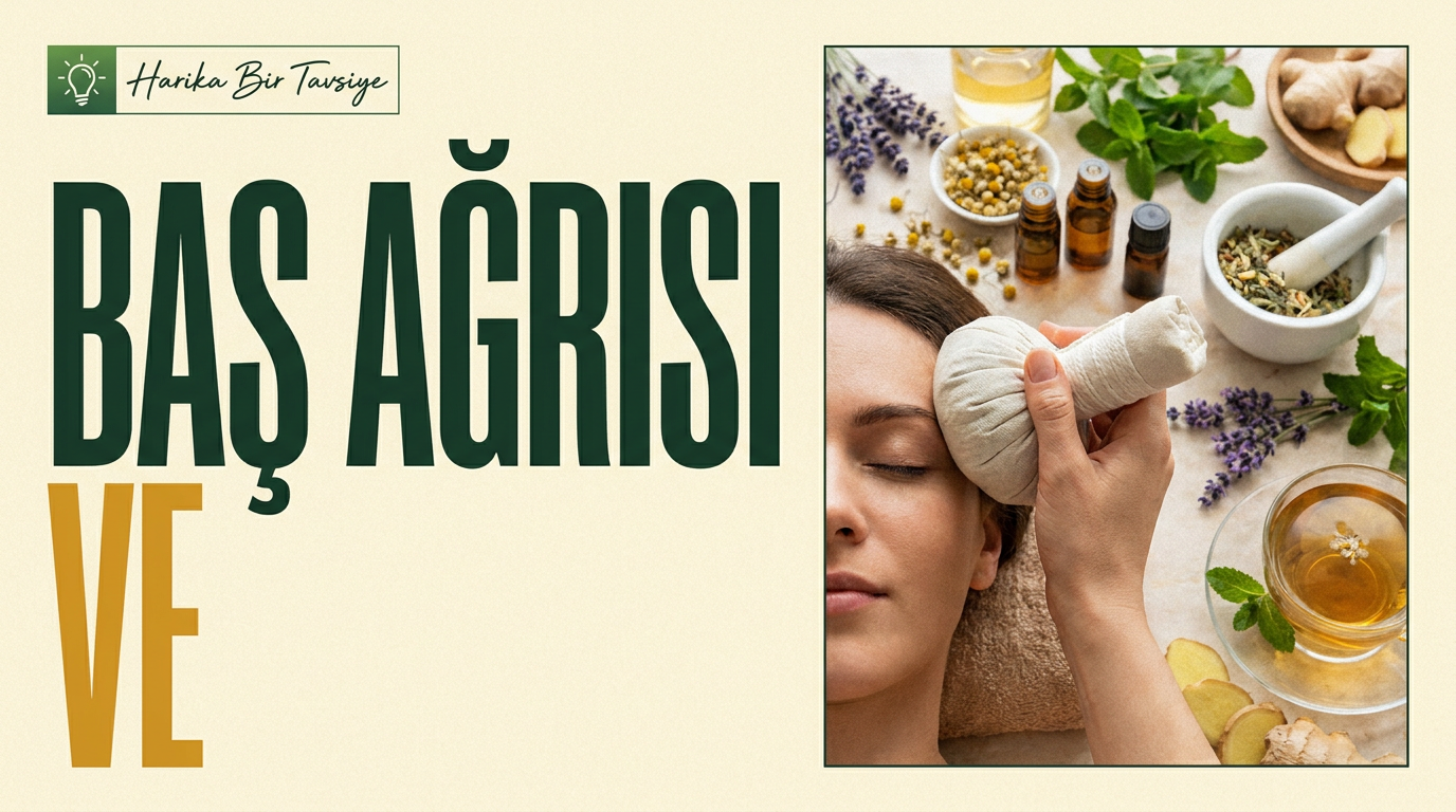 Baş Ağrısı ve Migrene Doğal Dokunuşlar
