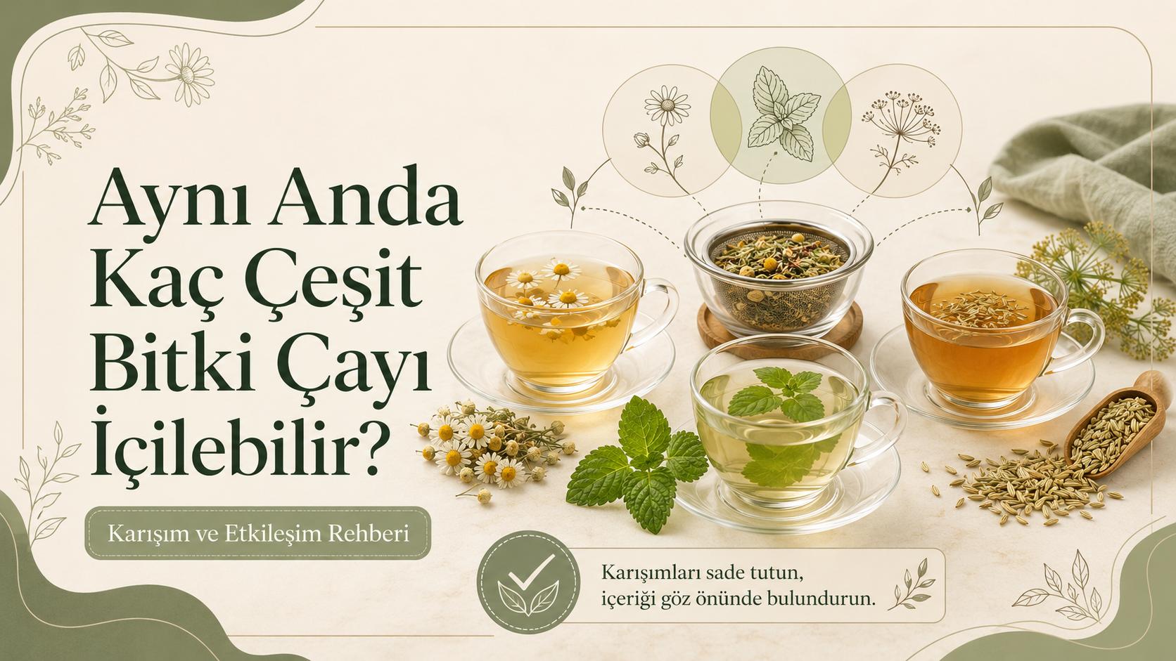 Aynı Anda Kaç Çeşit Bitki Çayı İçilebilir?