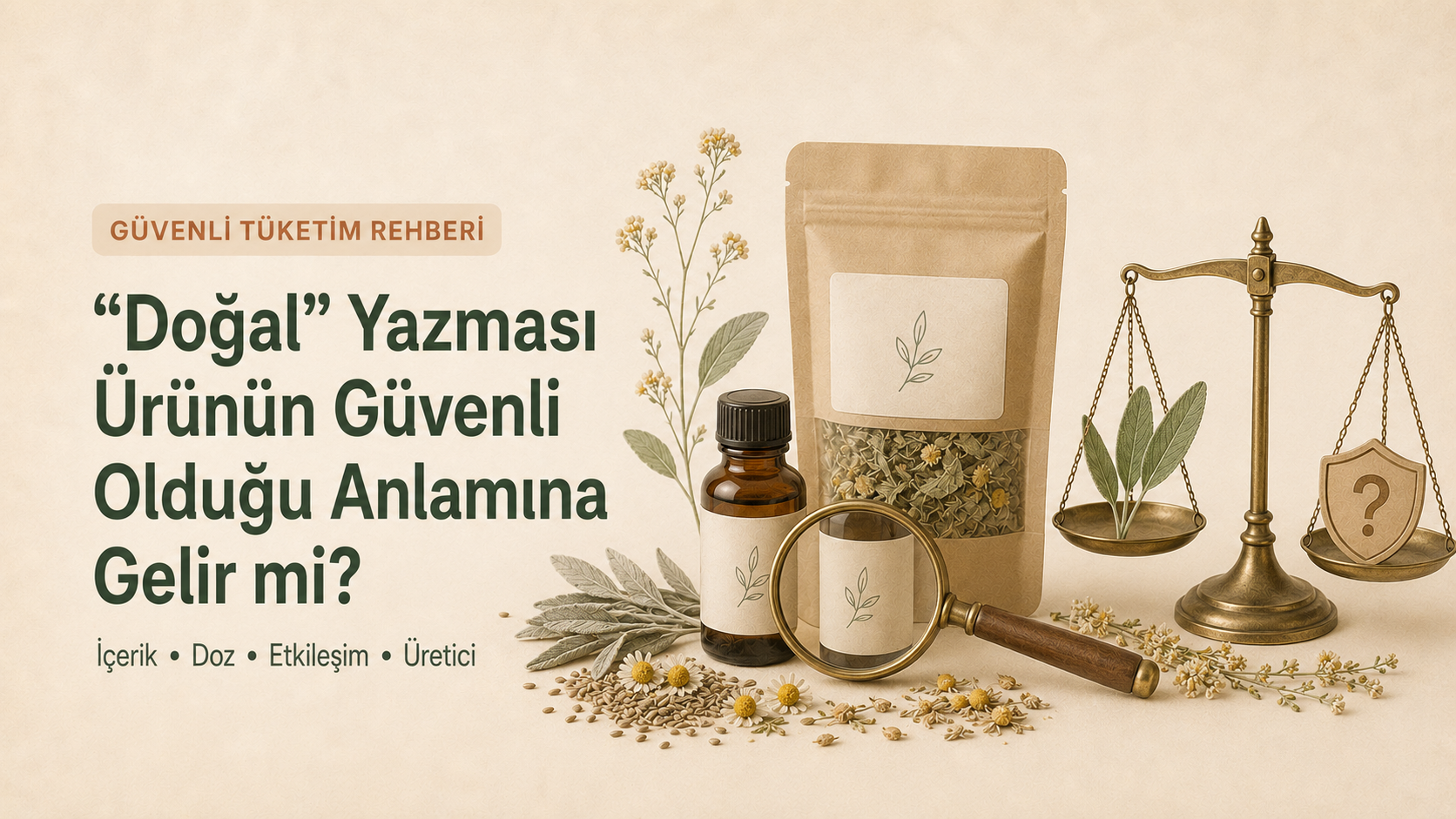 Doğal Ürün Her Zaman Güvenli mi? Etiket Rehberi
