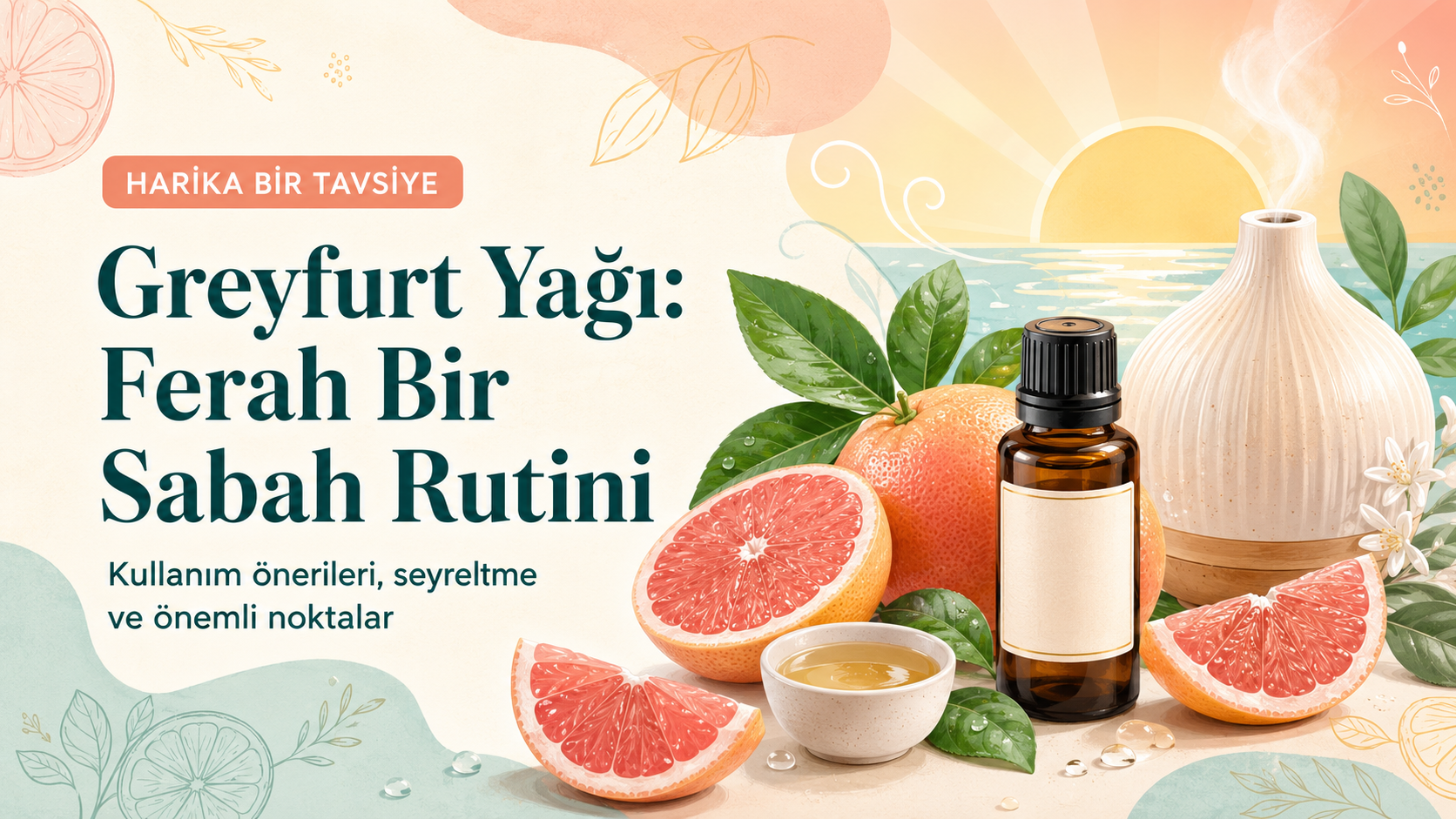 Greyfurt Yağı Ne İşe Yarar? Faydaları ve Güneş Uyarısı