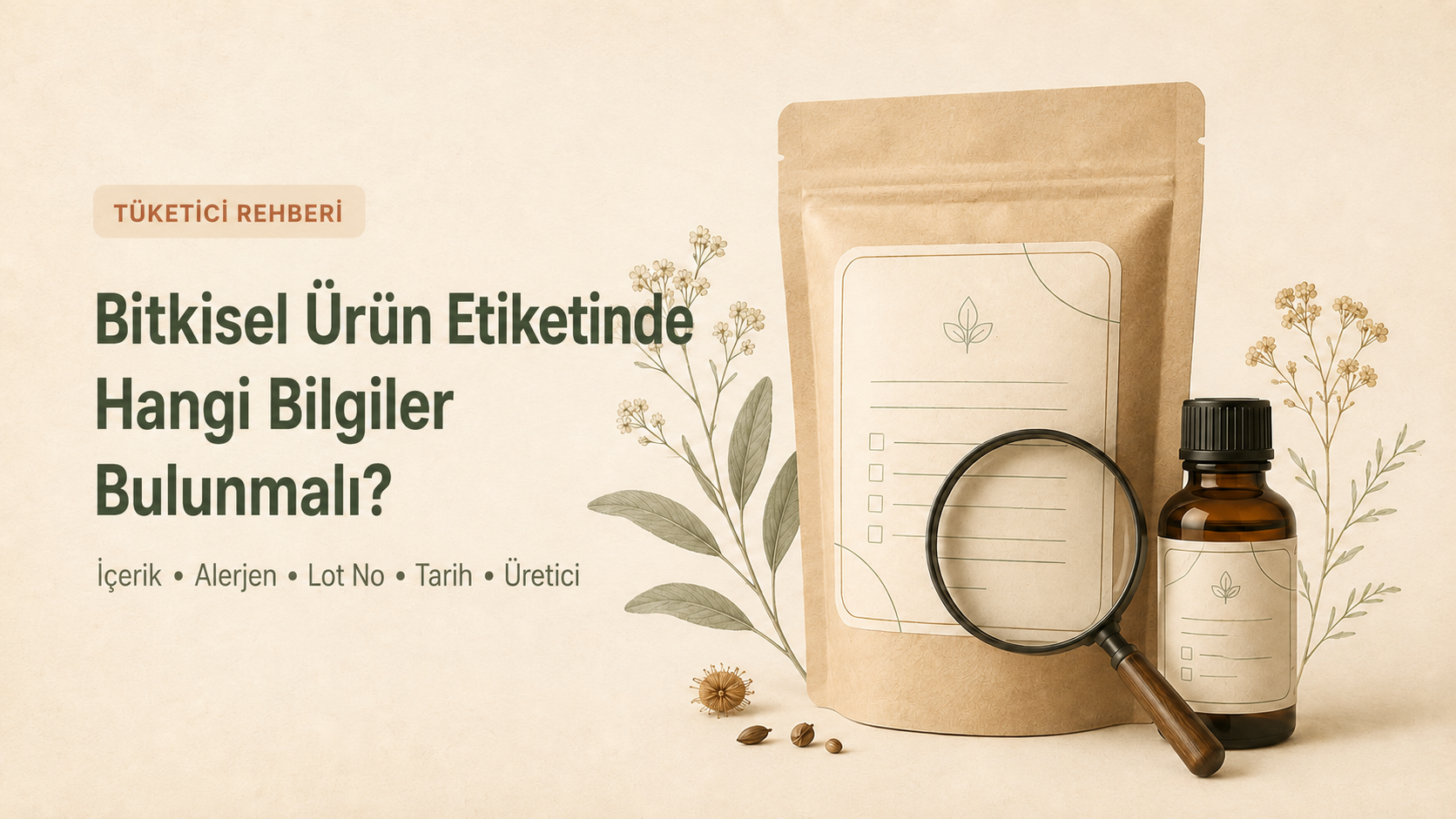 Bitkisel Ürün Etiketinde Hangi Bilgiler Olmalı?