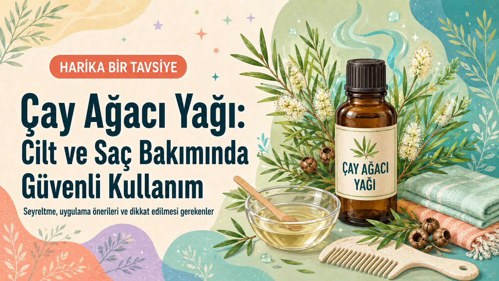 Çay Ağacı Yağı Nedir? Cilt ve Saçta Kullanımı