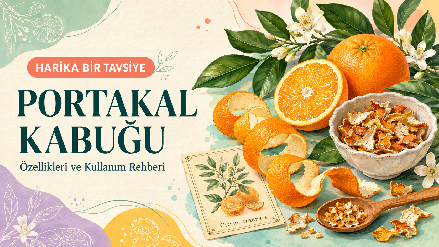 Portakal Kabuğu: Kullanımı, Faydaları ve Saklama