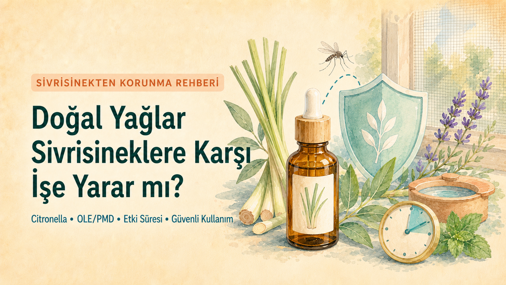 Doğal Yağlar Sivrisineklere Karşı İşe Yarar mı?