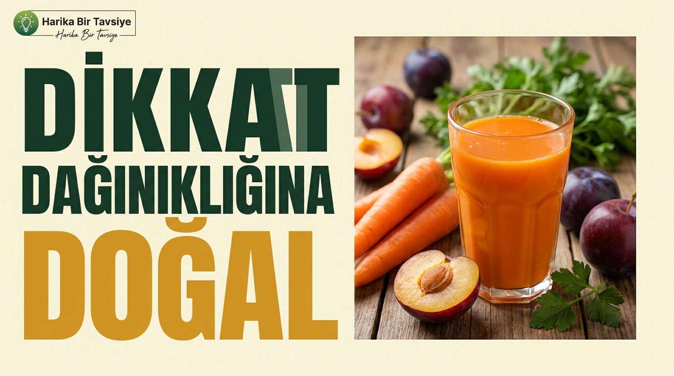 Dikkat Dağınıklığına Doğal Destek: Havuç ve Can Eriği