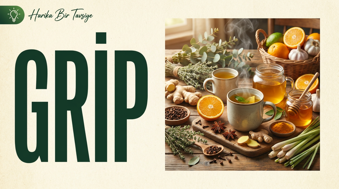 Grip, Nezle ve Soğuk Algınlığına Doğal Çözümler